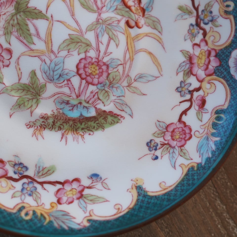 希少フランスアンティーク サルグミンヌ ミントン215 ソーサー F2