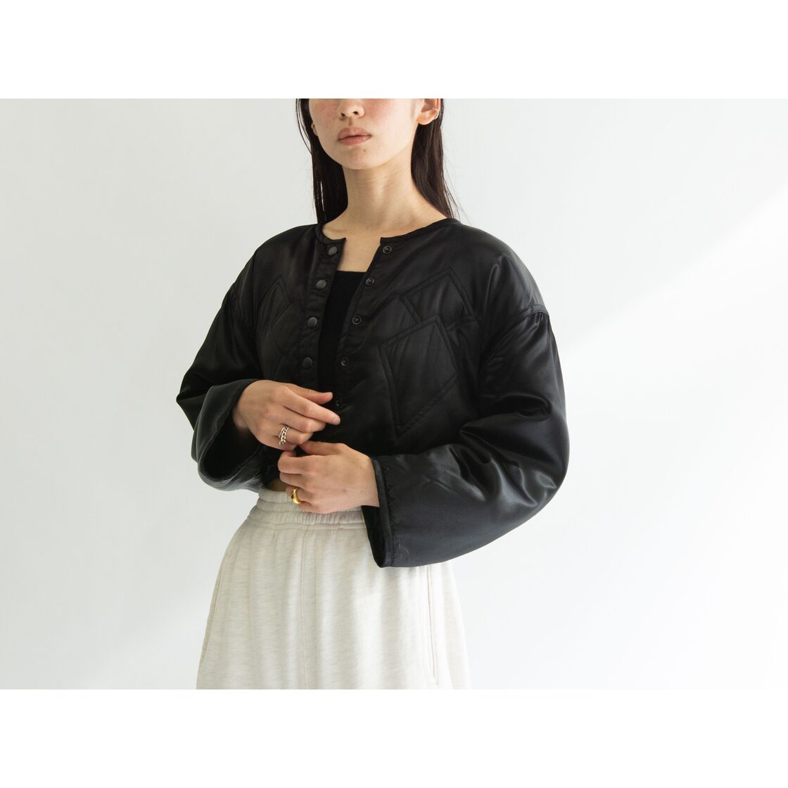 SONIA RYKIEL】Made in France 100% Acetate Padded Jacket（ソニア 