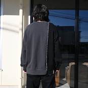 KUON / Sashiko Docking Sweatshirt