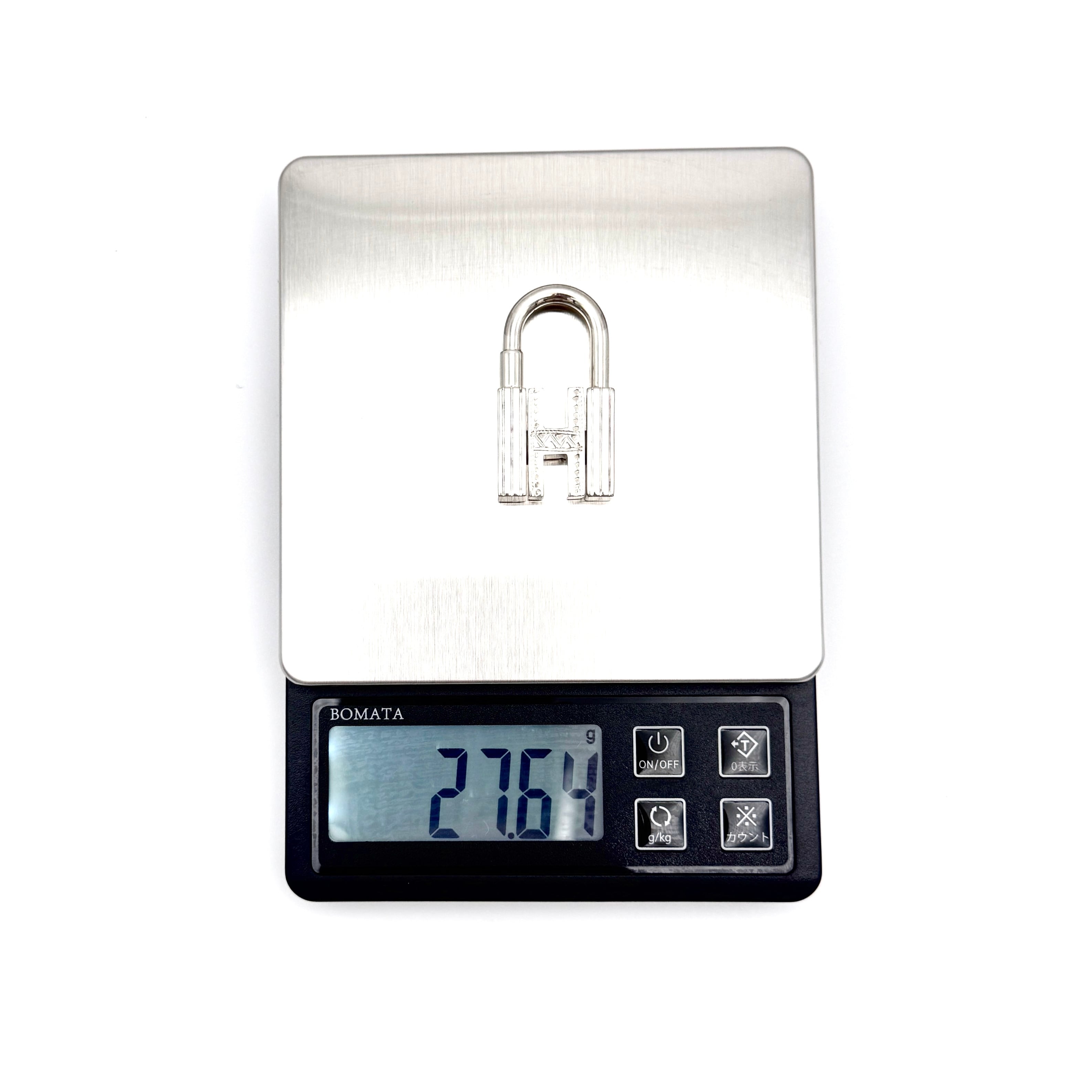 HERMES エルメス トゥアレグ カデナ チャーム SV925 27.6g シルバー