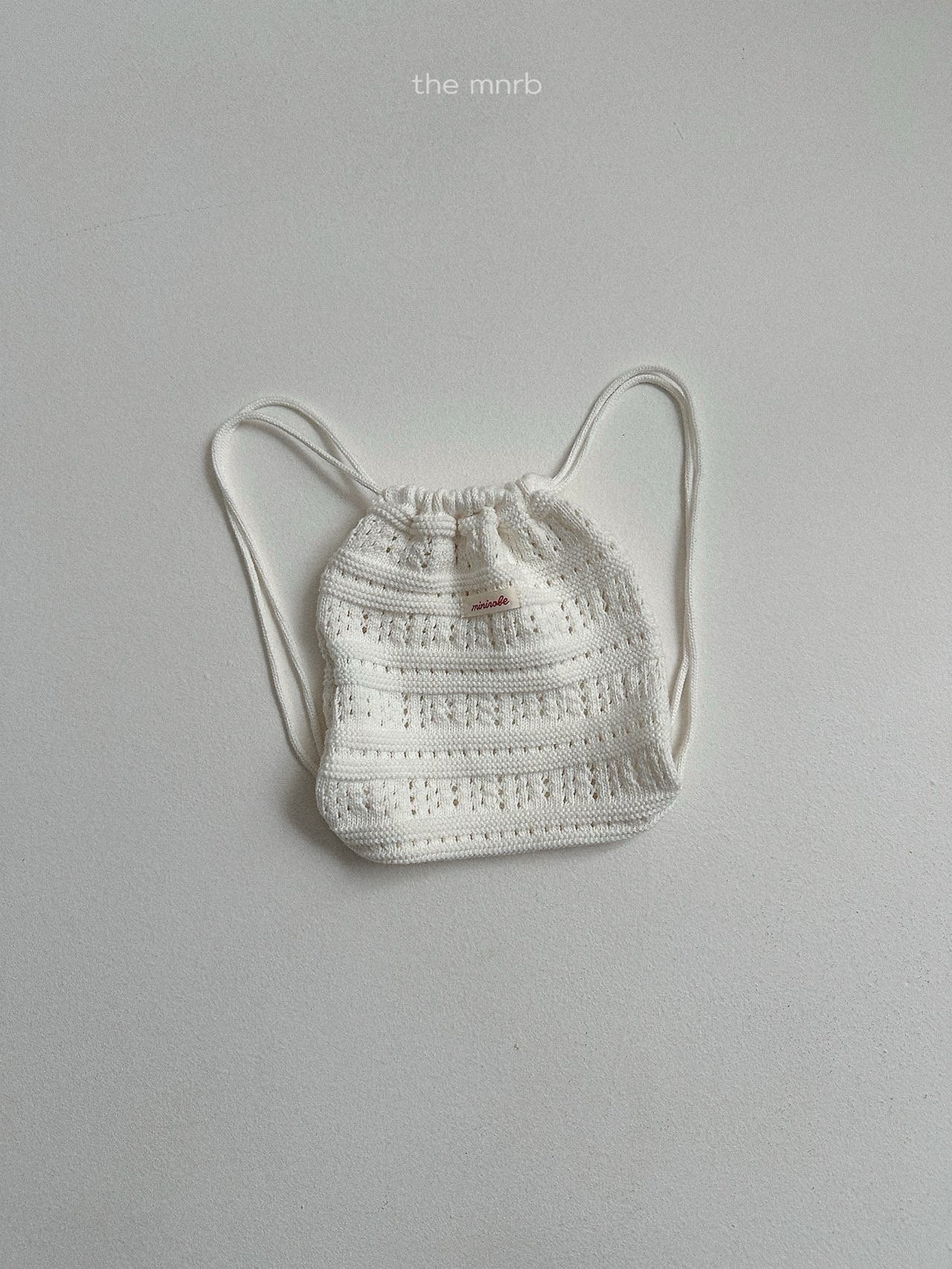 送料無料【予約】/ クロシェットニットバッグ / minirobe