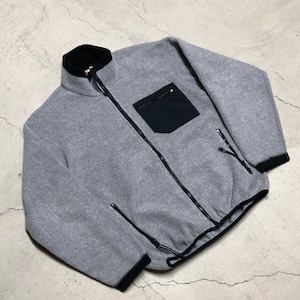 ⊕MADE IN USA FLEECE JACKET GRAY