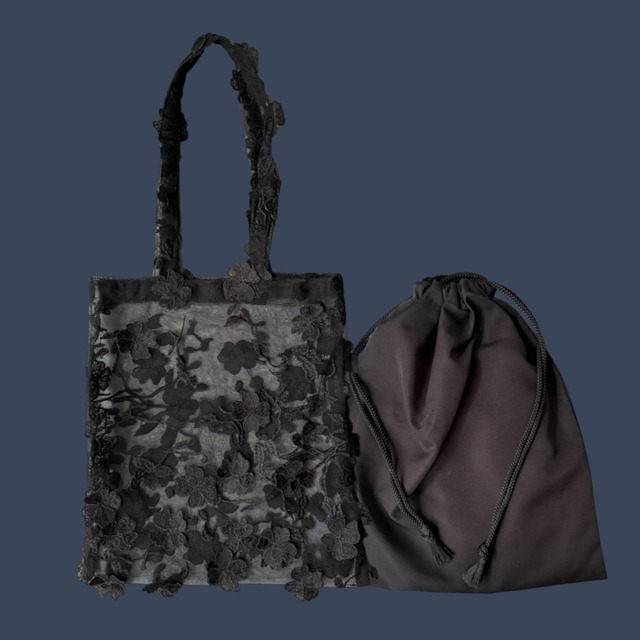 sheer mini tote