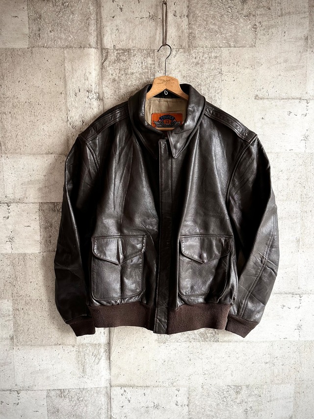 90s USA製 COOPER SPORTS WEAR / 50th MODEL A2 FLIGHT JACKET GOATSKIN OLD