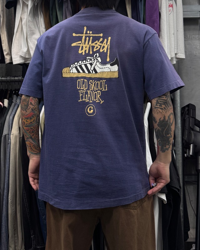 【Special!!】80’s~90’s old stussy Design Tee “SUPERSTAR” " OLD SKOOL FLAVOR " "黒タグ" “スーパースター”【高円寺本店】