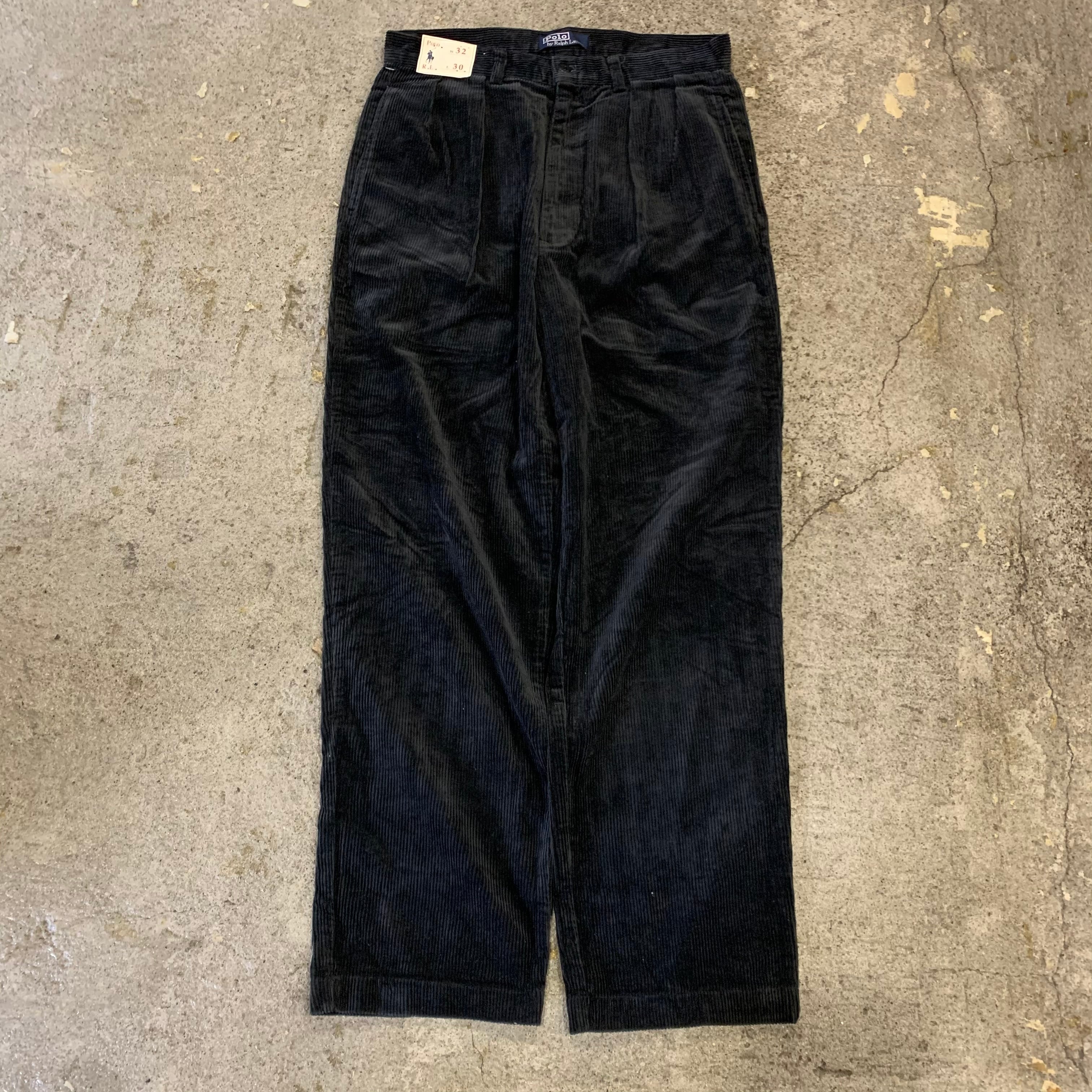 dead stock!! Polo Ralph Lauren 2tuck corduroy pants | What