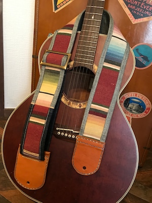 vintage saltillo sarape guitar strap