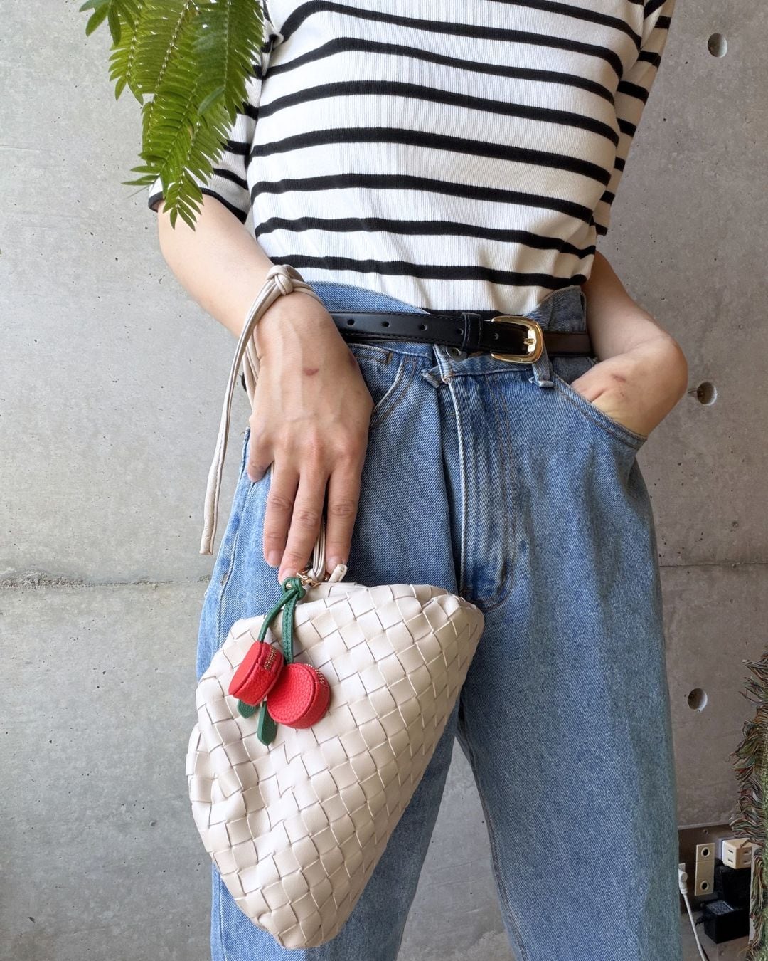 sam033】mesh KINCHAKU bag | minerve