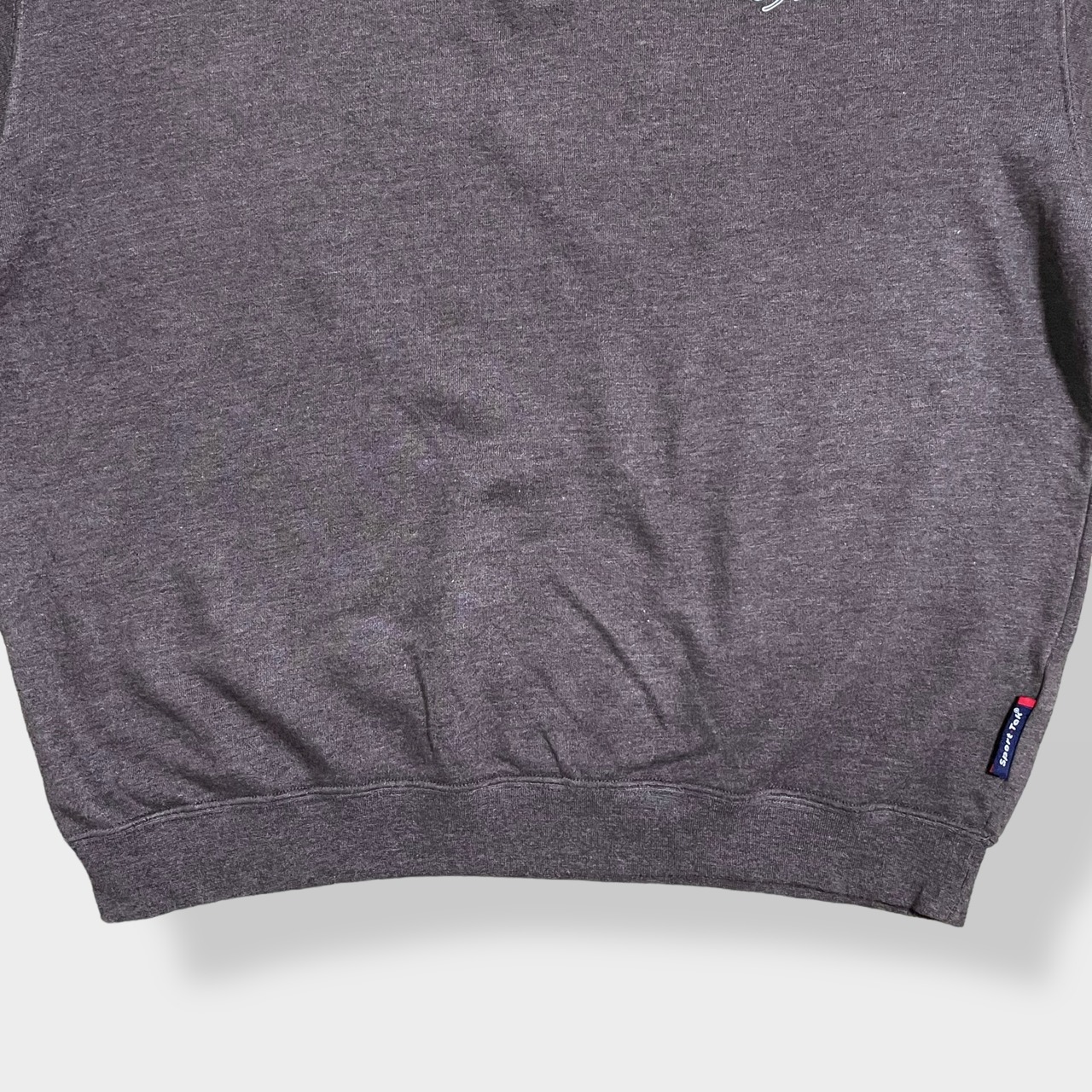 【SPORT-TEK】バックプリント ワンポイントロゴ volleyball バレーボール ハーフジップ スウェット プルオーバー M スポーツテック US古着