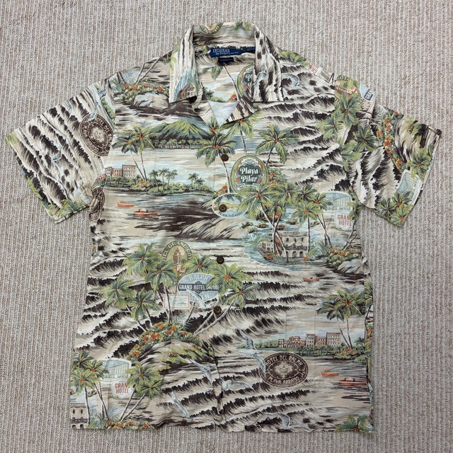 RALPH LAUREN RAYON HAWAIIAN SHIRT