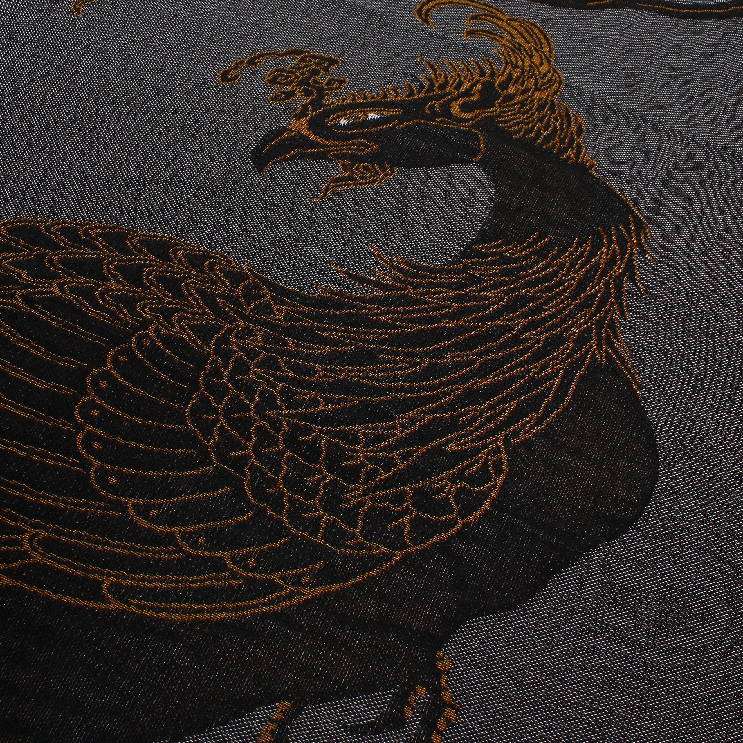 GAKKIN × BUDSPOOL 黒瑞鳥 JACQUARD RUG | APHRODITEGANG HOLDINGS