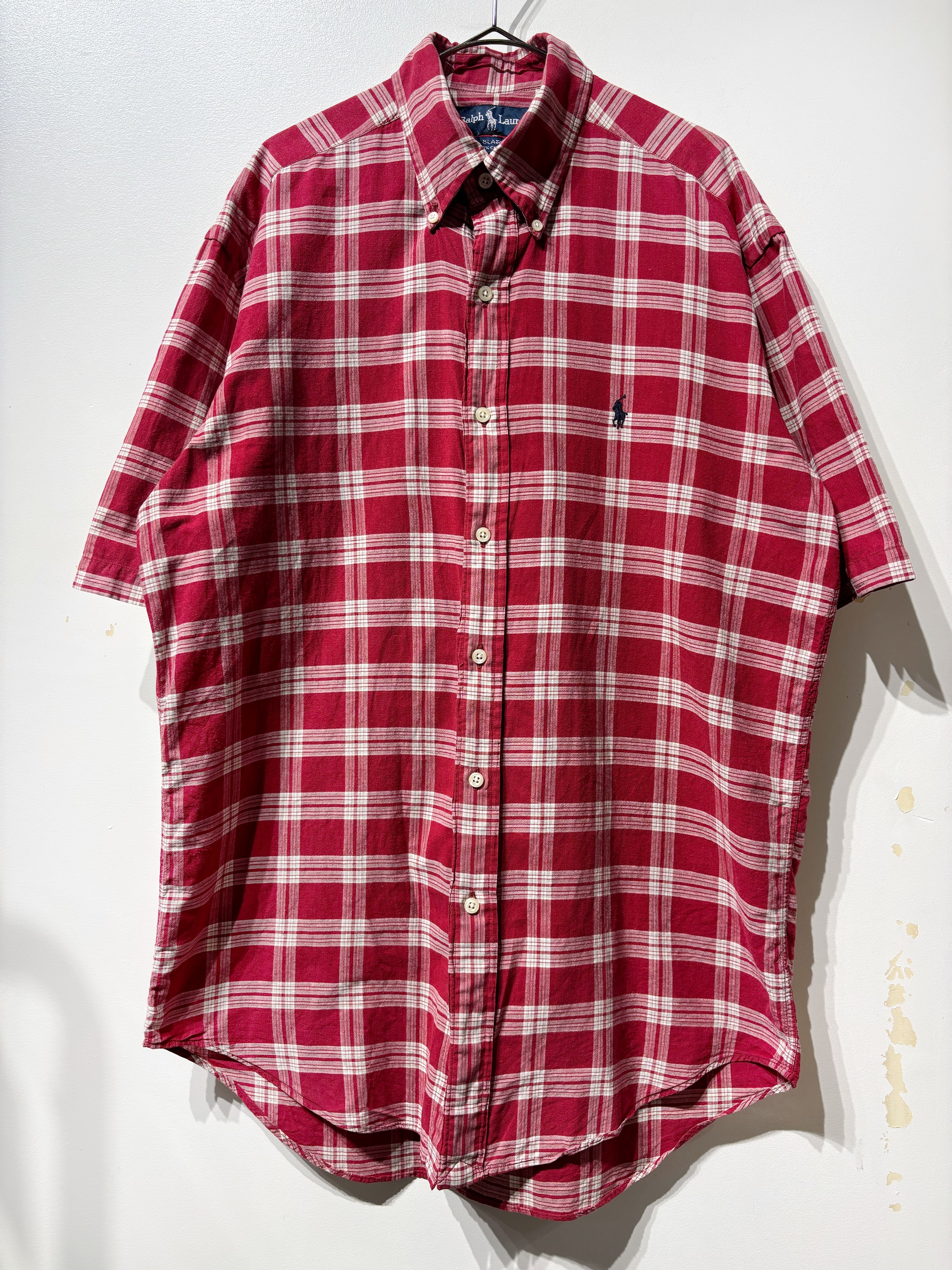 HOLD(SH1423)Polo Ralph Lauren “BLAIRE” plaid BD shirt