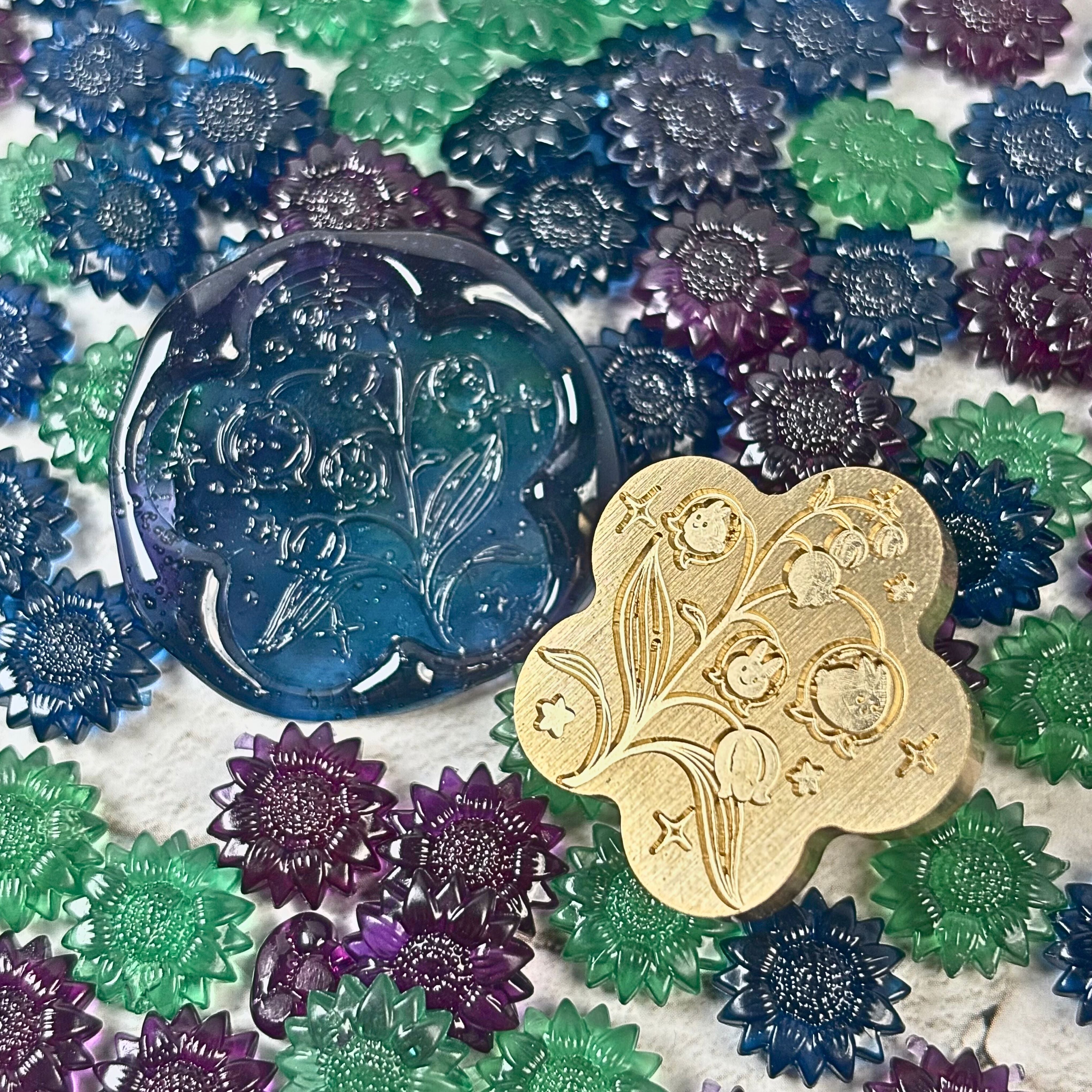 シーリングスタンプ ヘッド【花型】ヘッド ラビットスズラン ＃SWH-183