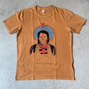 カヤポ族のTシャツ 【Cachique(areia)】