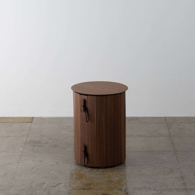 IKIKI Foldable Cord Bin【Walnut】※他商品と同梱不可