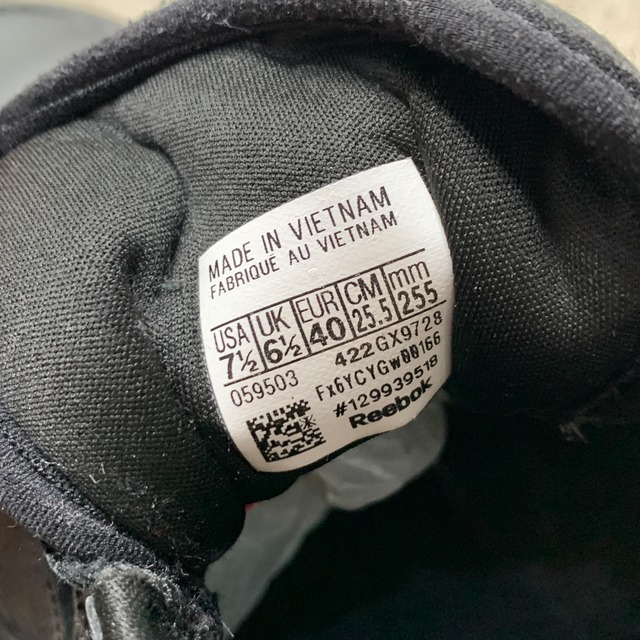 Reebok クラシックレザー　GX9728 25.5cm 黒　スニーカー