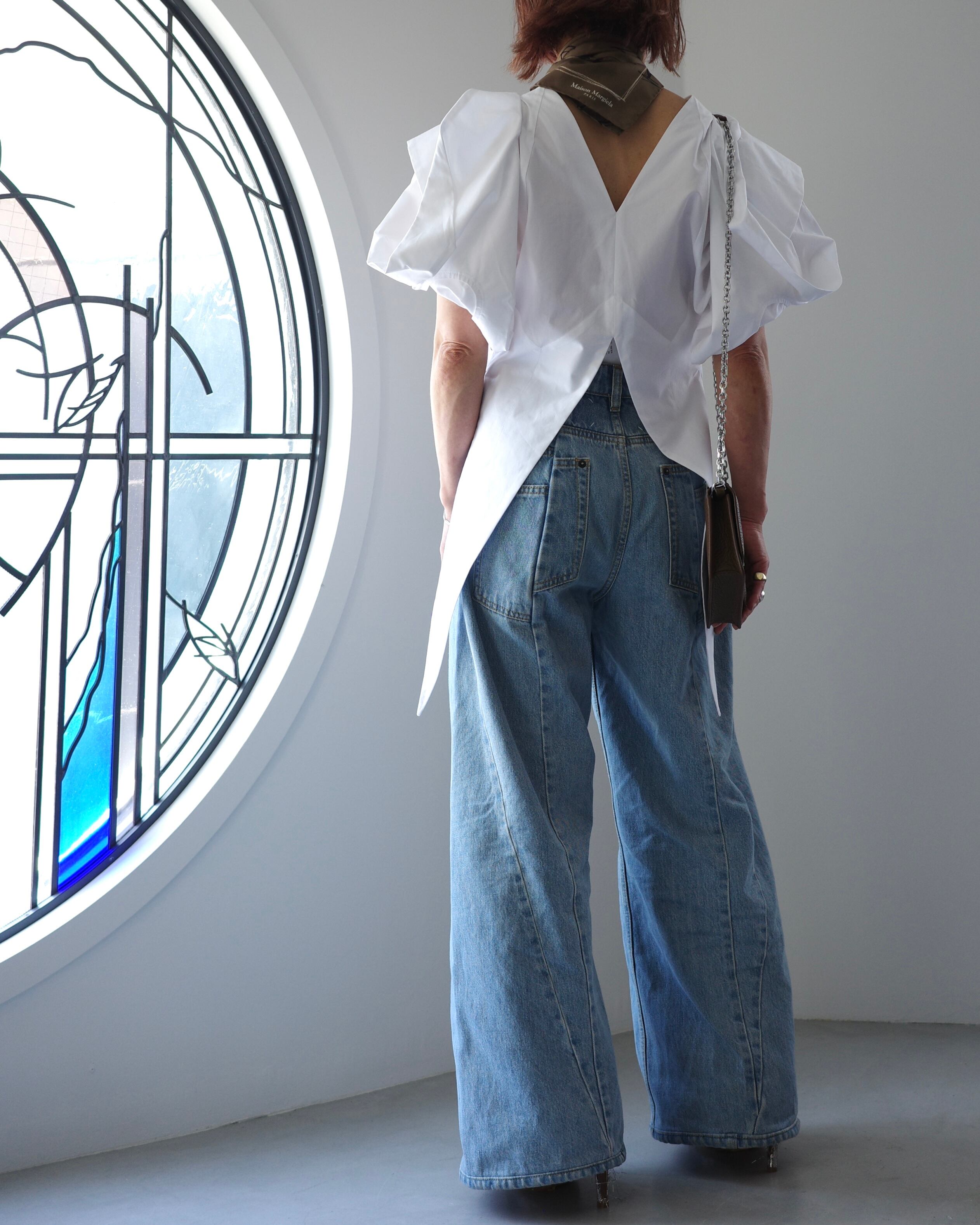YOHEI OHNO / Ivy Shape Top -white- | LA VILLA ROUGE