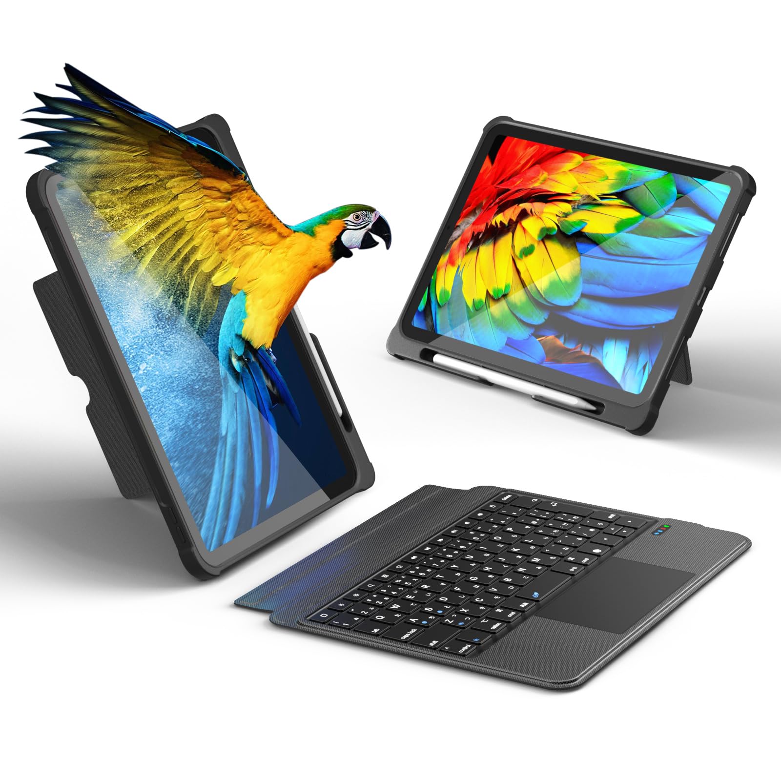 【最新発】Omikamo iPad A16 ケース キーボード付き 人間工学 10世代/11世代用 標準JIS日本語配列 iPad A16 キーボード
