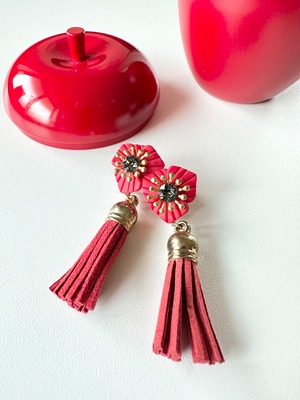 mini MAKE flower 【 RED 】
