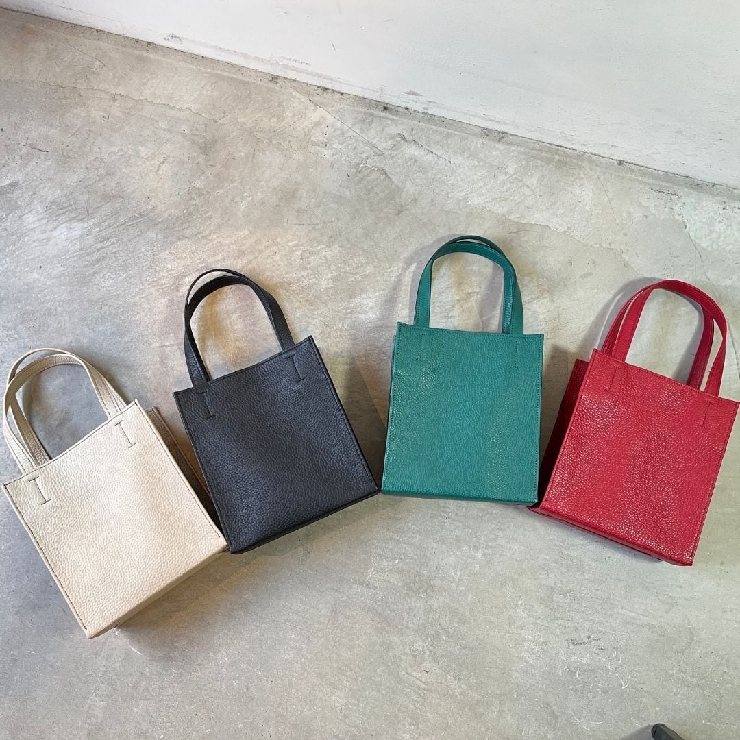 シュリンクレザー】本革トートバッグ（SS）〈Tote bag〉 | Atelier