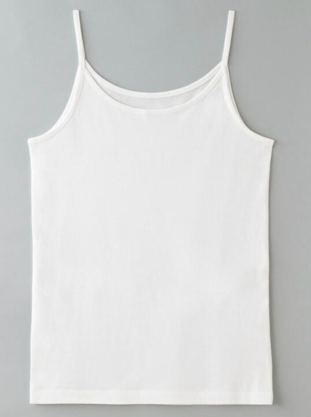 【竹布】 TAKEFU さらりキャミソール・レディース オフホワイト