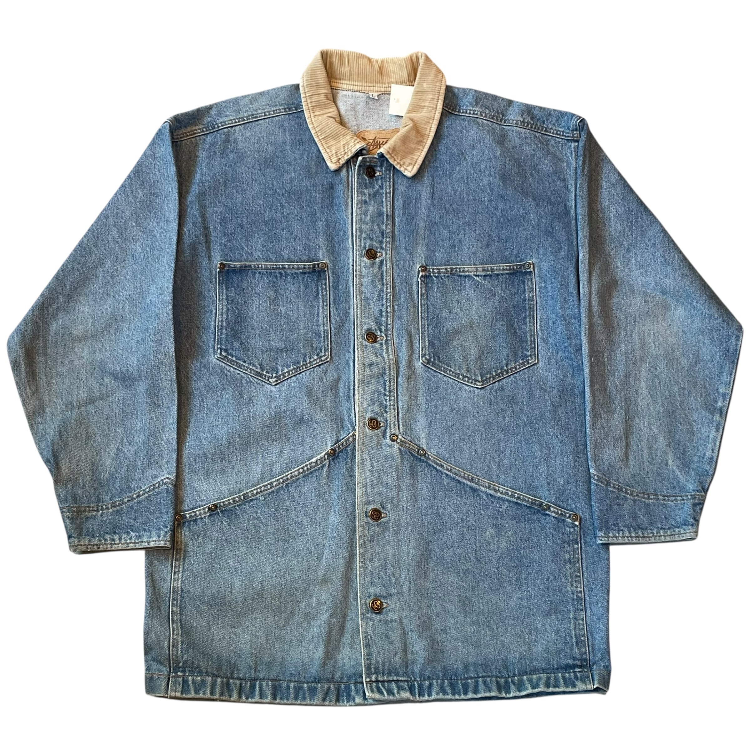 Special!!! 80s〜90s STUSSY denim coverall jacket