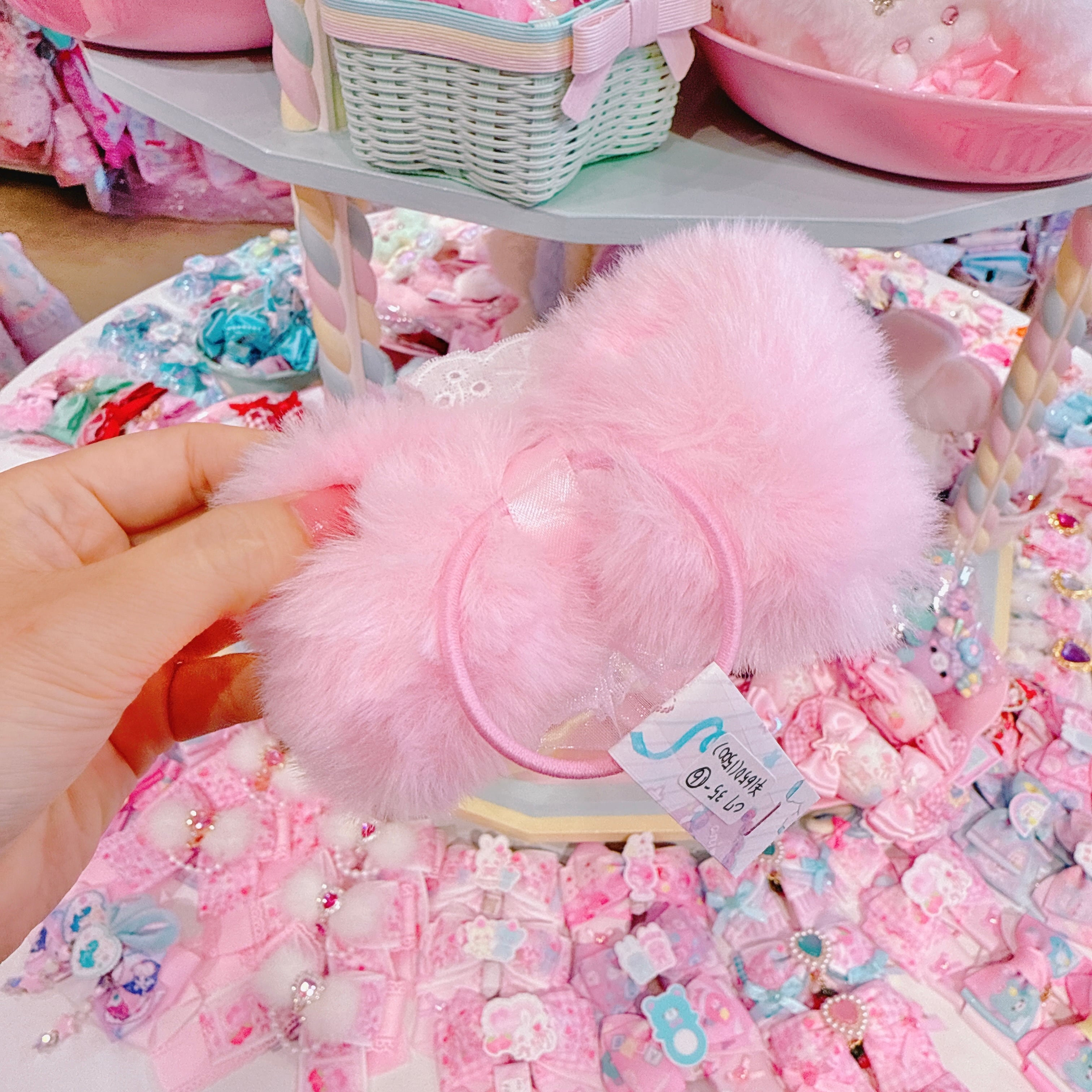 【C7】34-16ファーヘアゴム