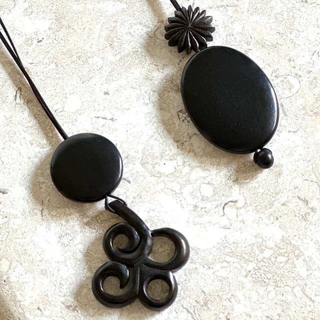 N-259 よつ葉と円のペンダント | Bijoux Kei
