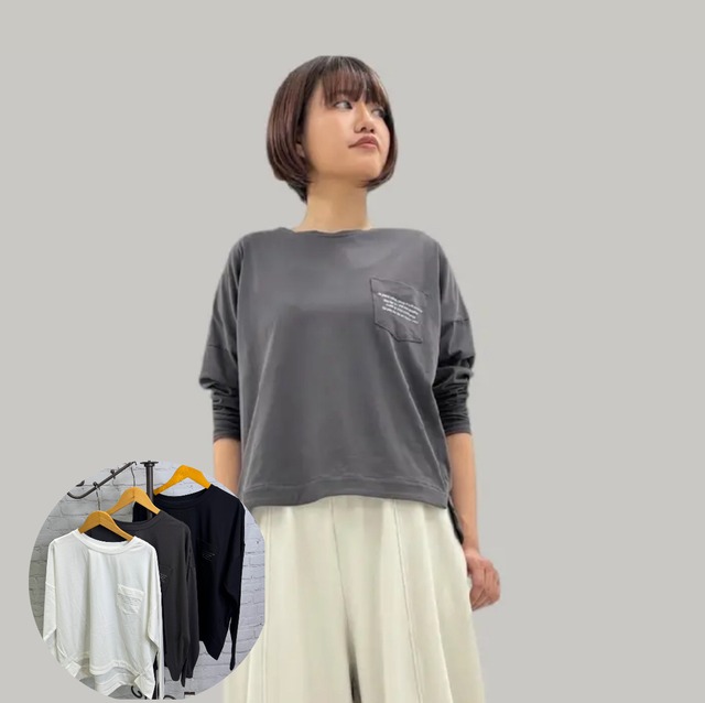 SALE！ayane アヤン ポケットロゴロンT 855741