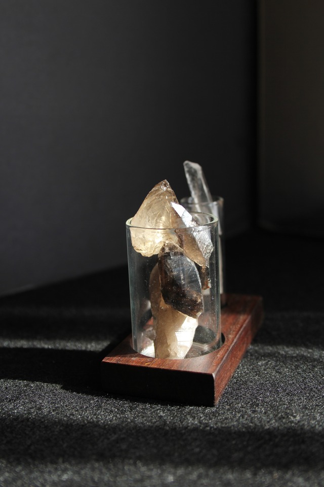 【914】宮崎クリスタル＆スモーキー 試験管セット