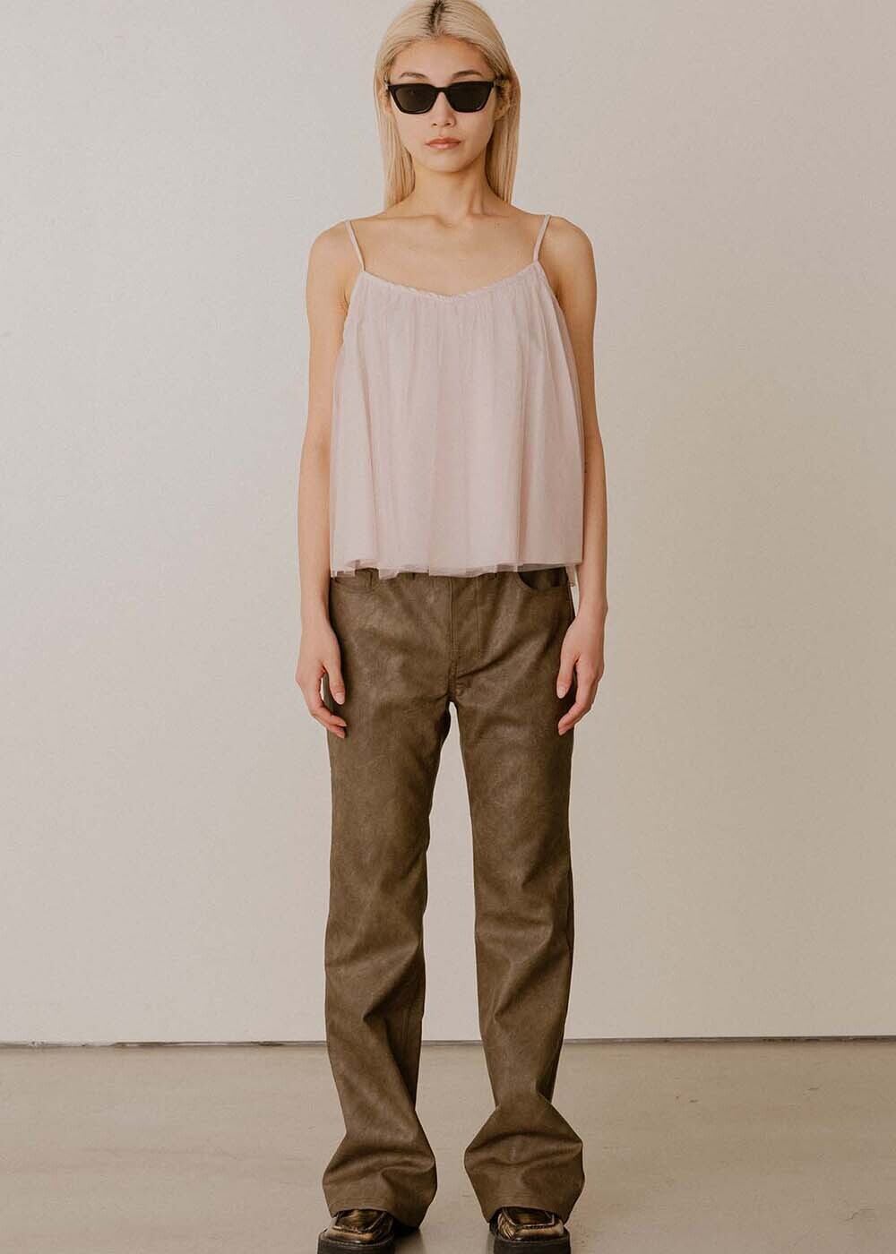 LACE-LEATHER PANTS | IUNLEASH 