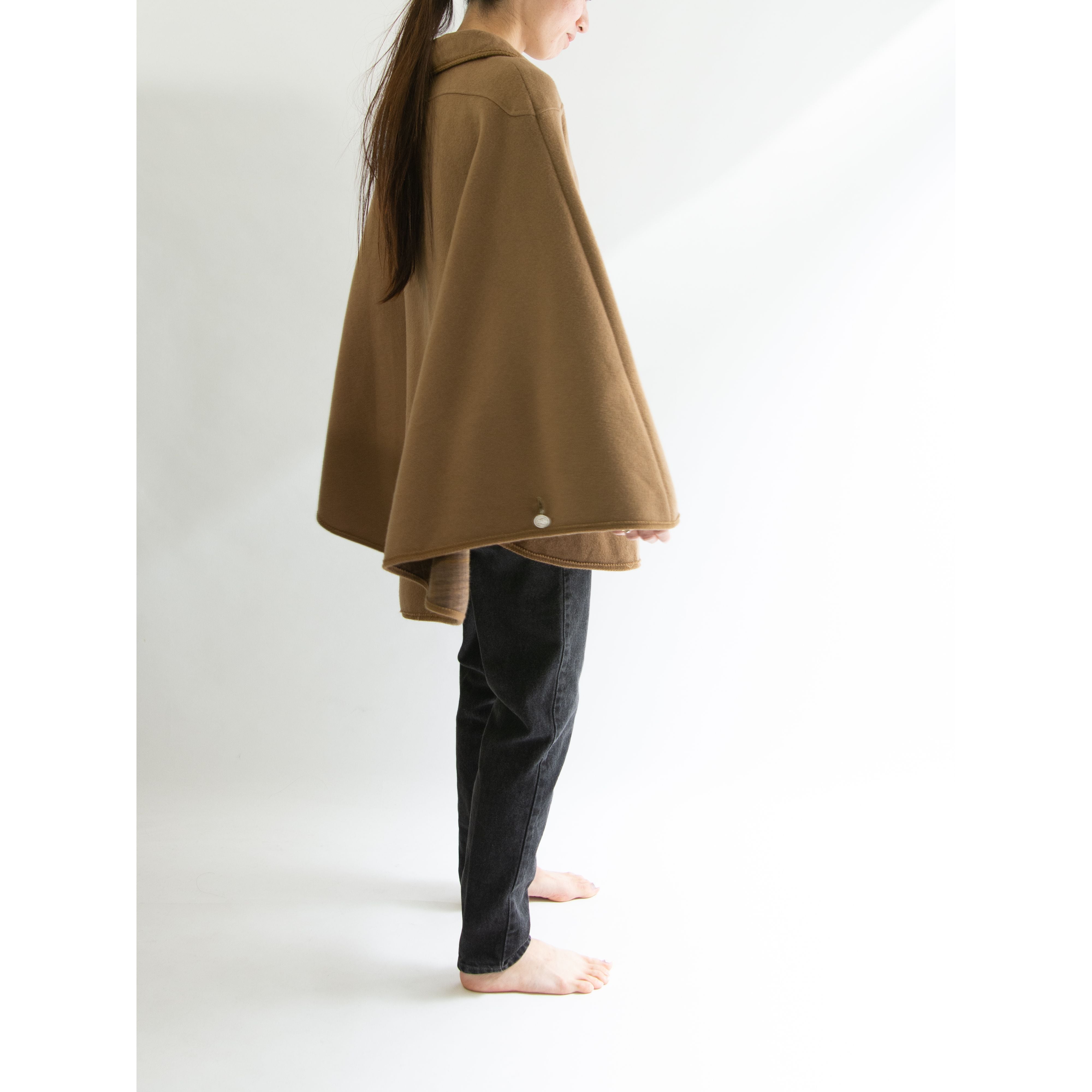 【STEINBOCK】Made in Tyrol wool-polyamide loden cape（シュタインボック オーストリアチロル製 ローデンケープコート ポンチョ ）1d
