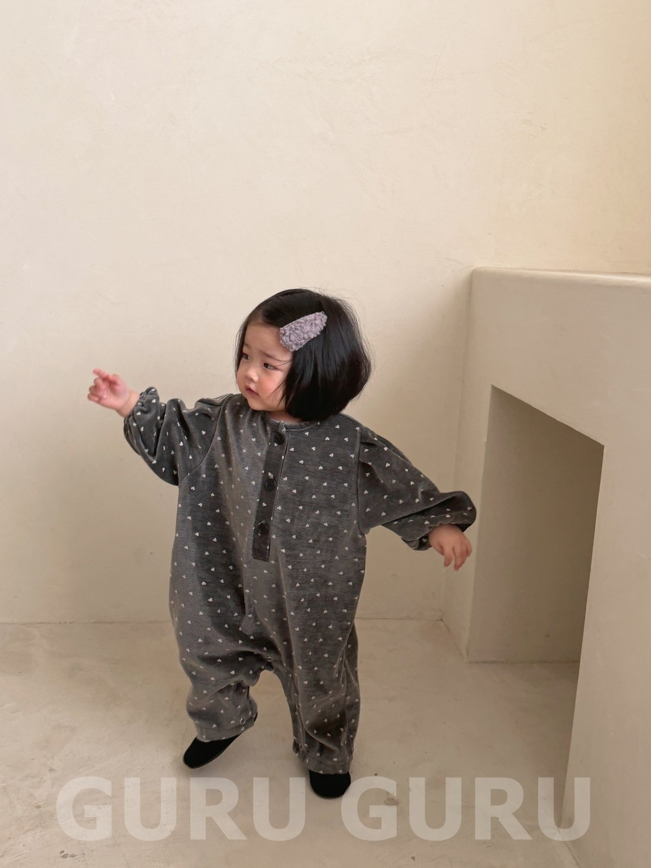 GURUGURU［取寄］velour romper 26winter