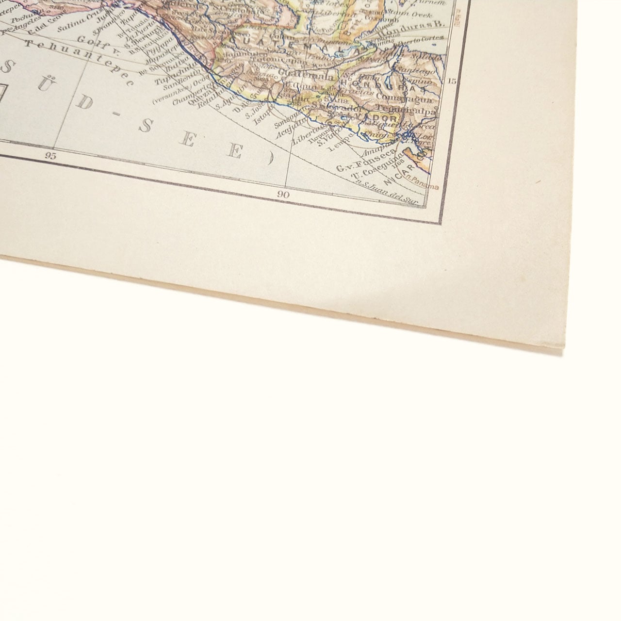 洋書古書地図あり1910年SALE‼️ メキシコ 1910年代アンティークマップ 古地図 ヴィンテージ