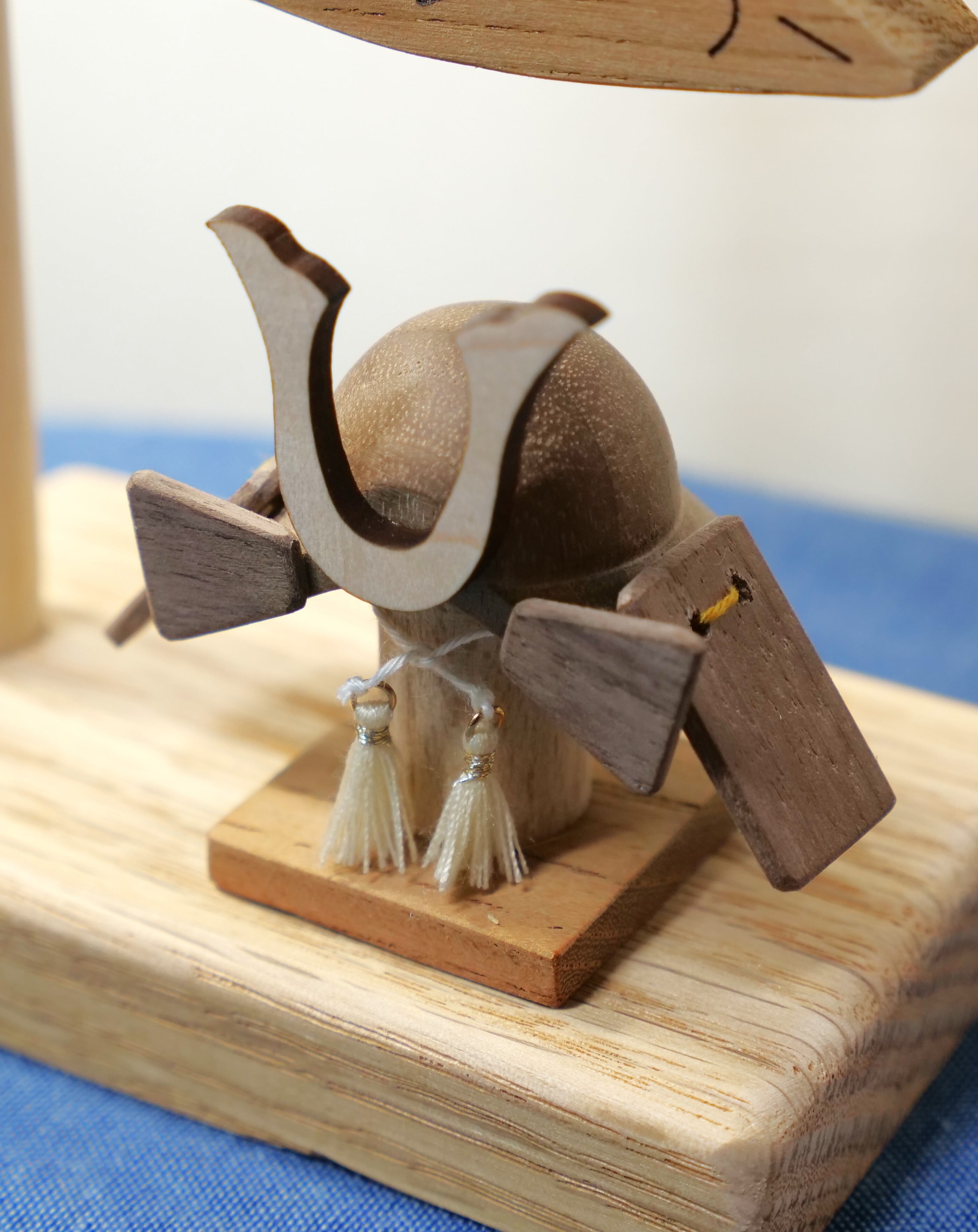小さな木の五月人形 | wood stock beavers
