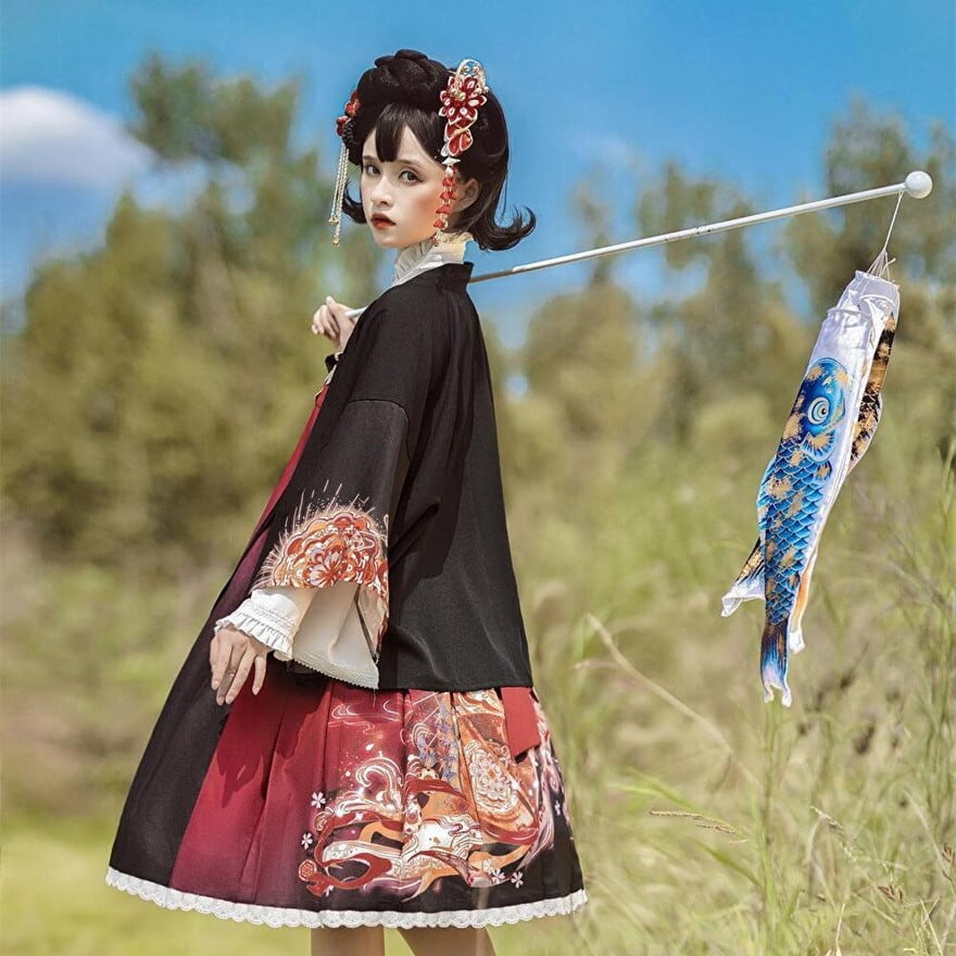 レトロな鯉のぼり3点セット レトロな鯉のぼり3点セット