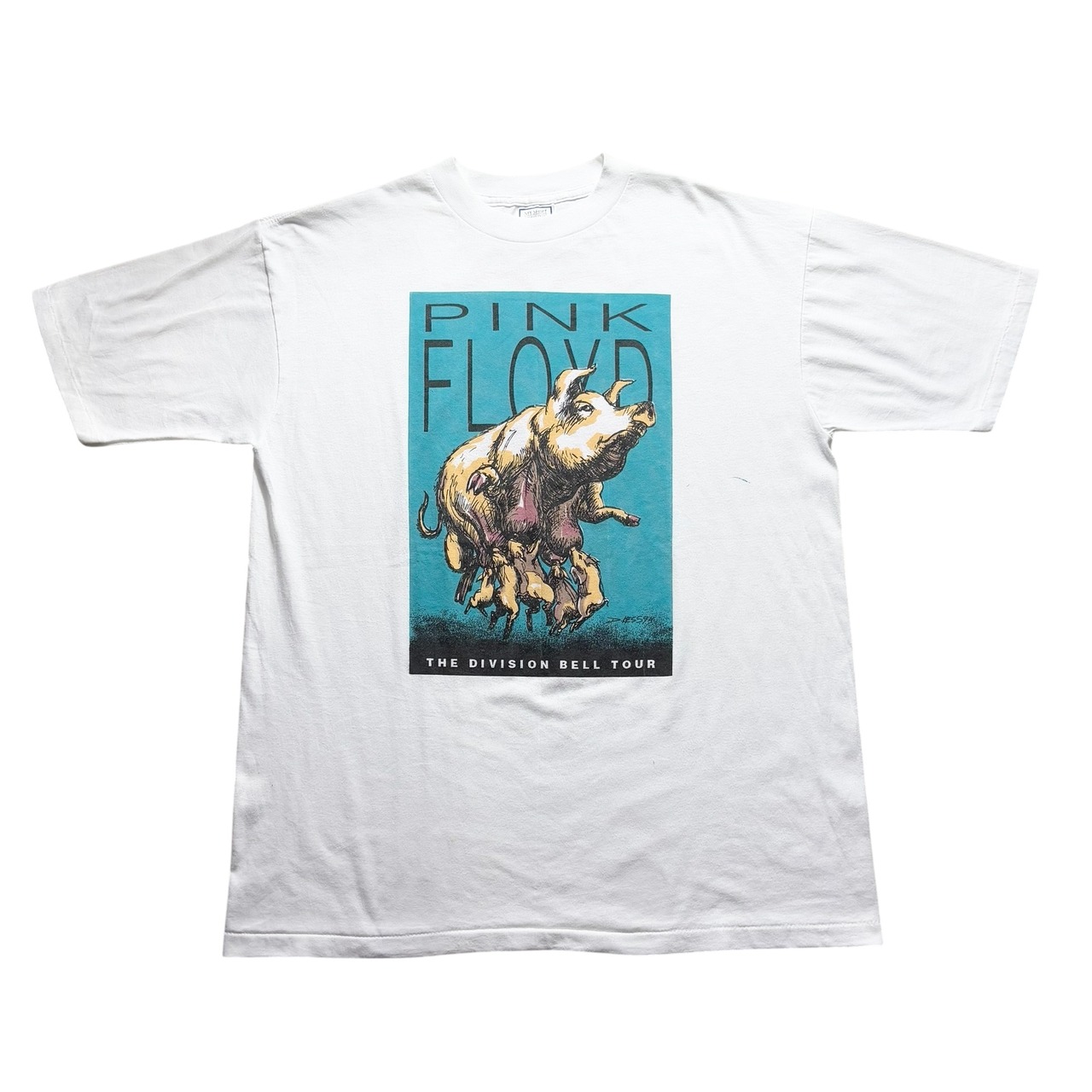 vintage 1994’s PINK FLOYD music tee “THE DIVISION BELL” artwork by Derek Hess