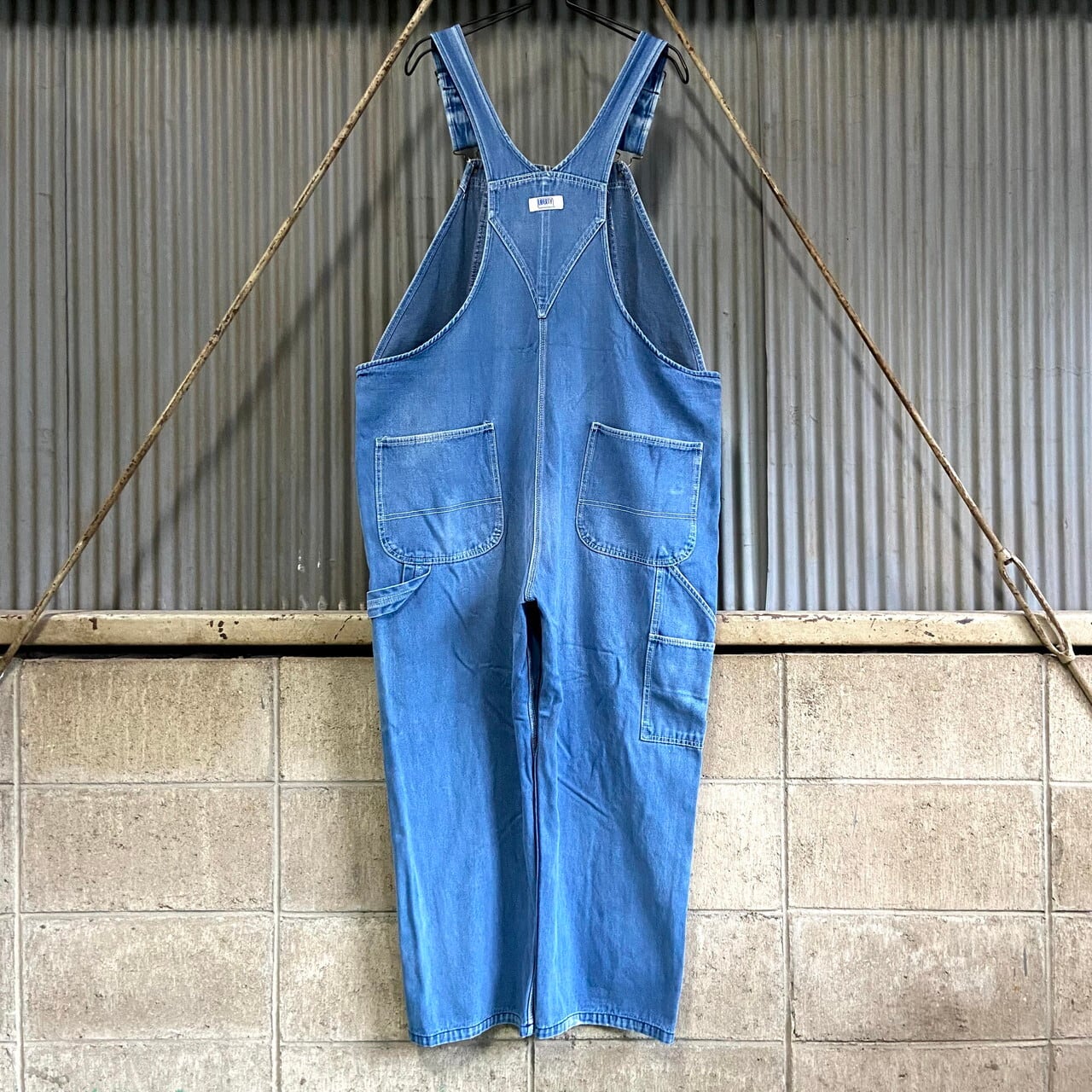 ビッグサイズ LIBERTY リバティー デニム オーバーオール メンズW49