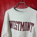 00s Champion REVERSE WEAVE ウェストモント カレッジスウェット グレー