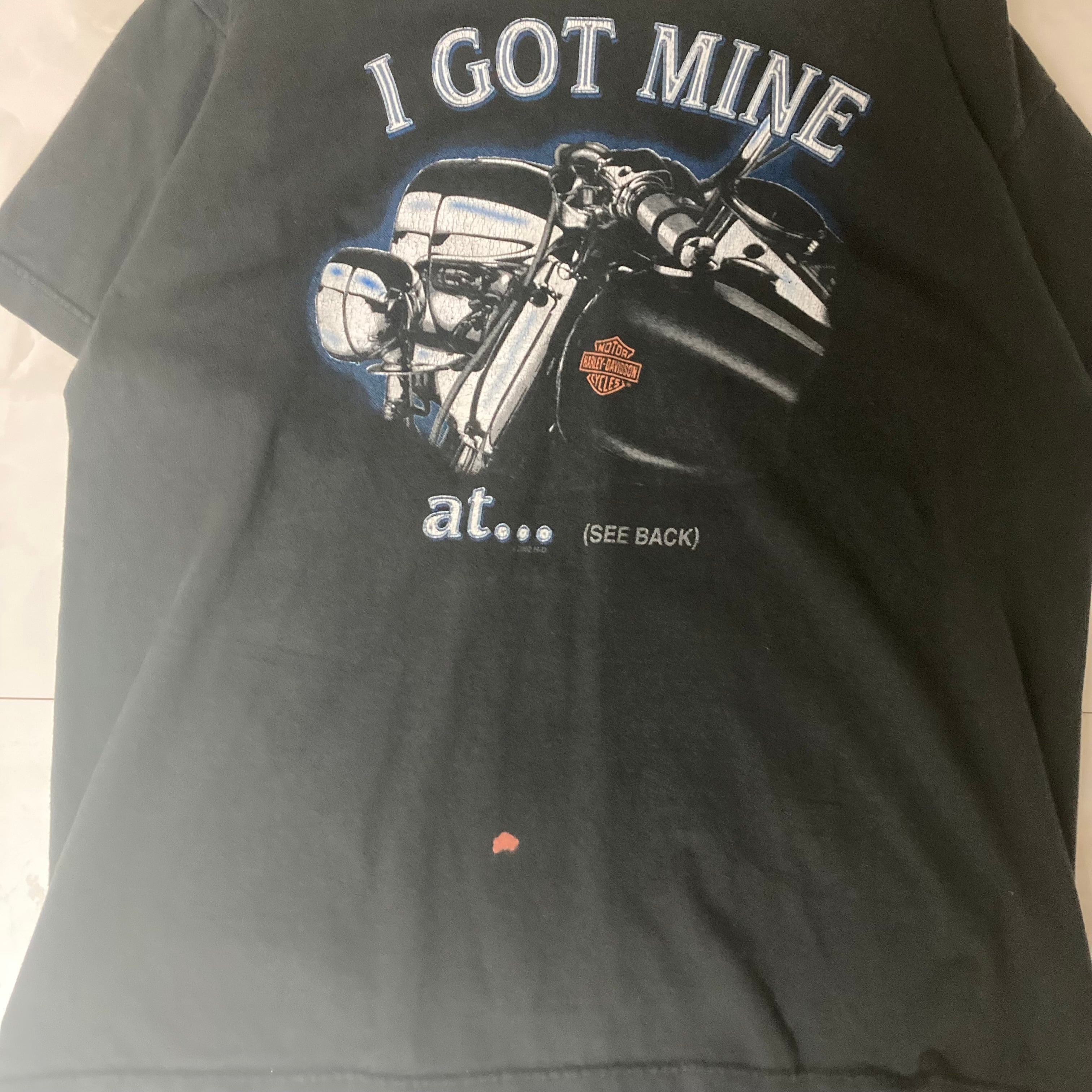 80s】【Made in USA】HARLEY DAVIDSON 半袖Tシャツ XL プリント  