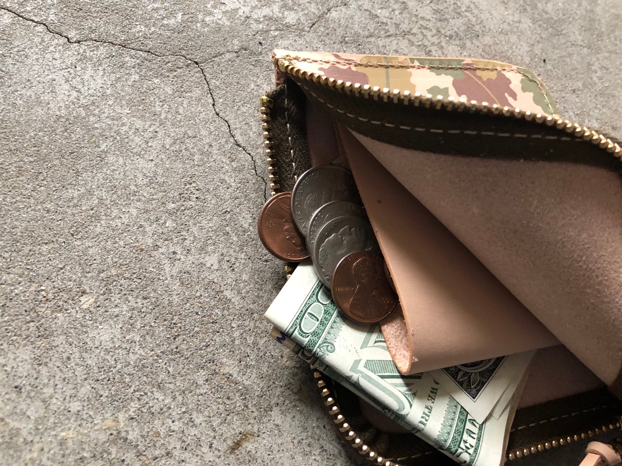 Button Works ボタンワークス Camouflage Wallet-Mitchell | Button