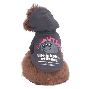 Country Dog Bio Hoody(Charcoal)/ monchouchou