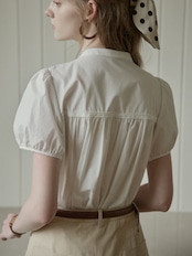 Trèfle Blanc Pintuck Blouse F0723