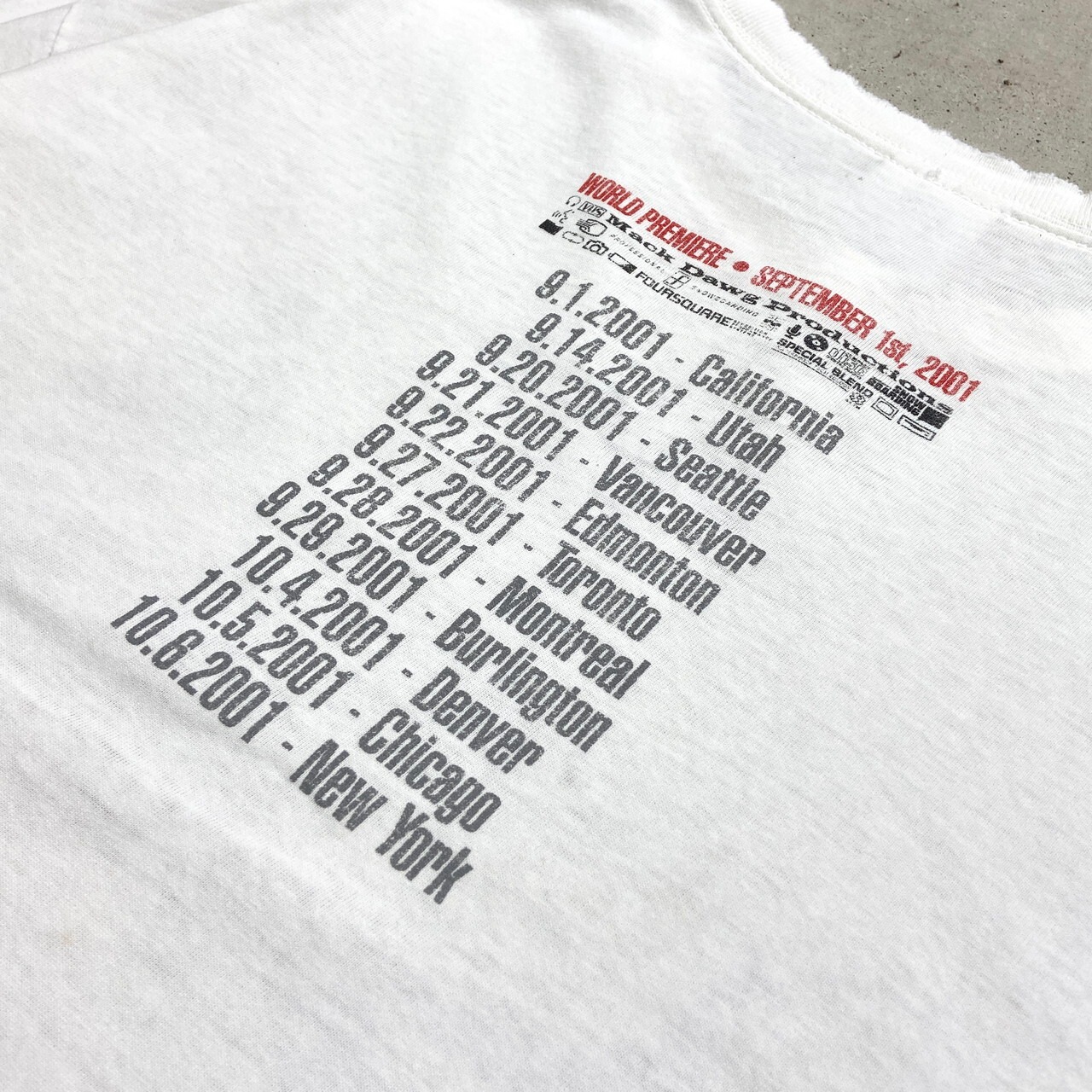 00年代 FORUM SNOWBOARDS TRUE LIFE フォトプリントTシャツ 