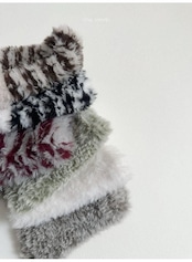 〖取寄〗韓国子供服 / 26winter / minirobe / ミンクキャットビーニー / キッズ *FREE*