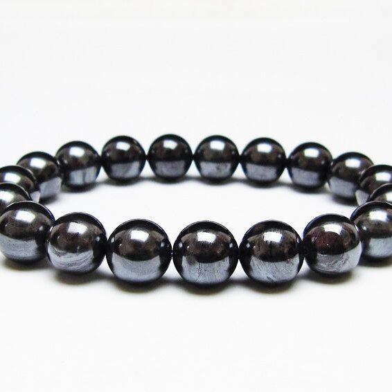 スギライト ブレスレット 11mm ブラックスギライト ブレスレット ブレス 一点物 メール便可 [M便 1/10] 111-47229