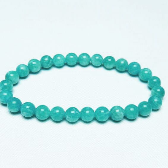 アマゾナイト ブレスレット 7mm 一点物 メール便可 [M便 1/10] 111-47810
