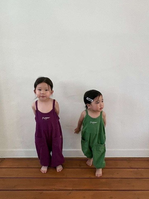 【 Pepper / 予約 】Purple Overalls