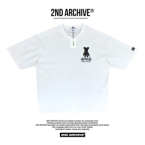 2ND020 2NDARCHIVE Tシャツ 韓国ファッション オーバーサイズ ユニセックス