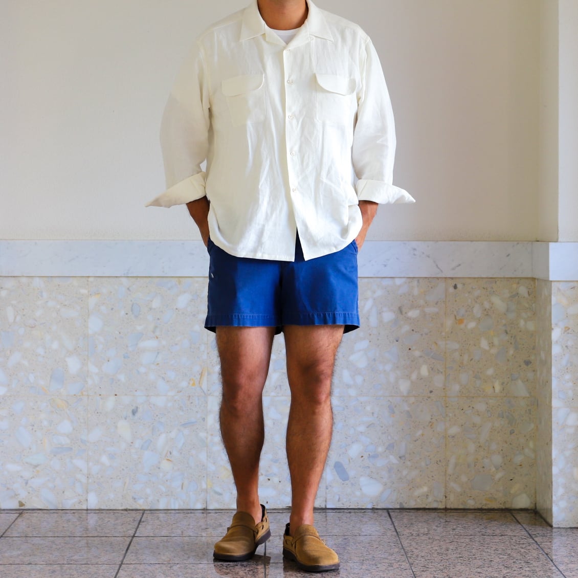 逸品】90s Patagonia vintage shorts ORGANIC COTTON Blue W34 ／90